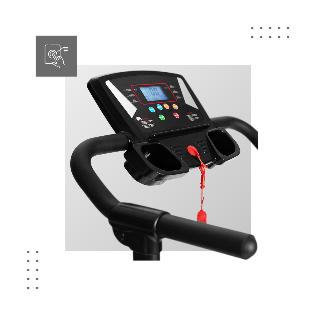 Laufband Impala 30 Athler 12km/h LCD-Display klappbare, Neigungsverstellung 5/7
