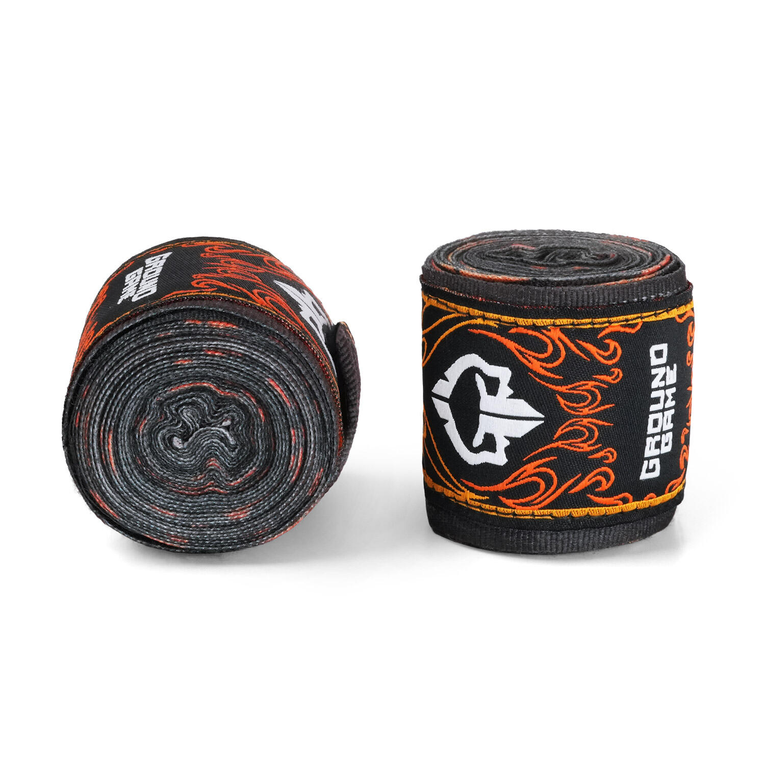 Bandaże bokserskie Ground Game Flames 4m 4/4