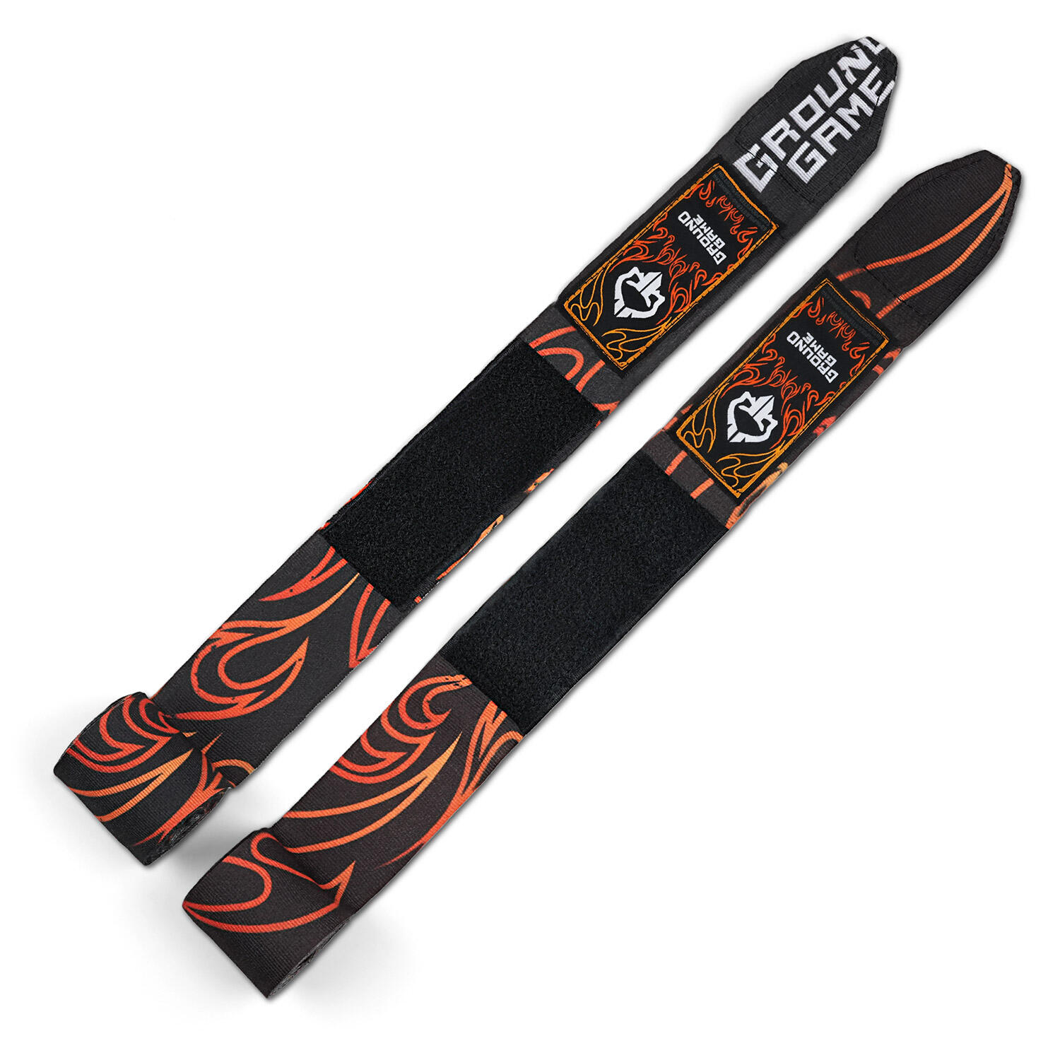 Bandaże bokserskie Ground Game Flames 4m 2/4