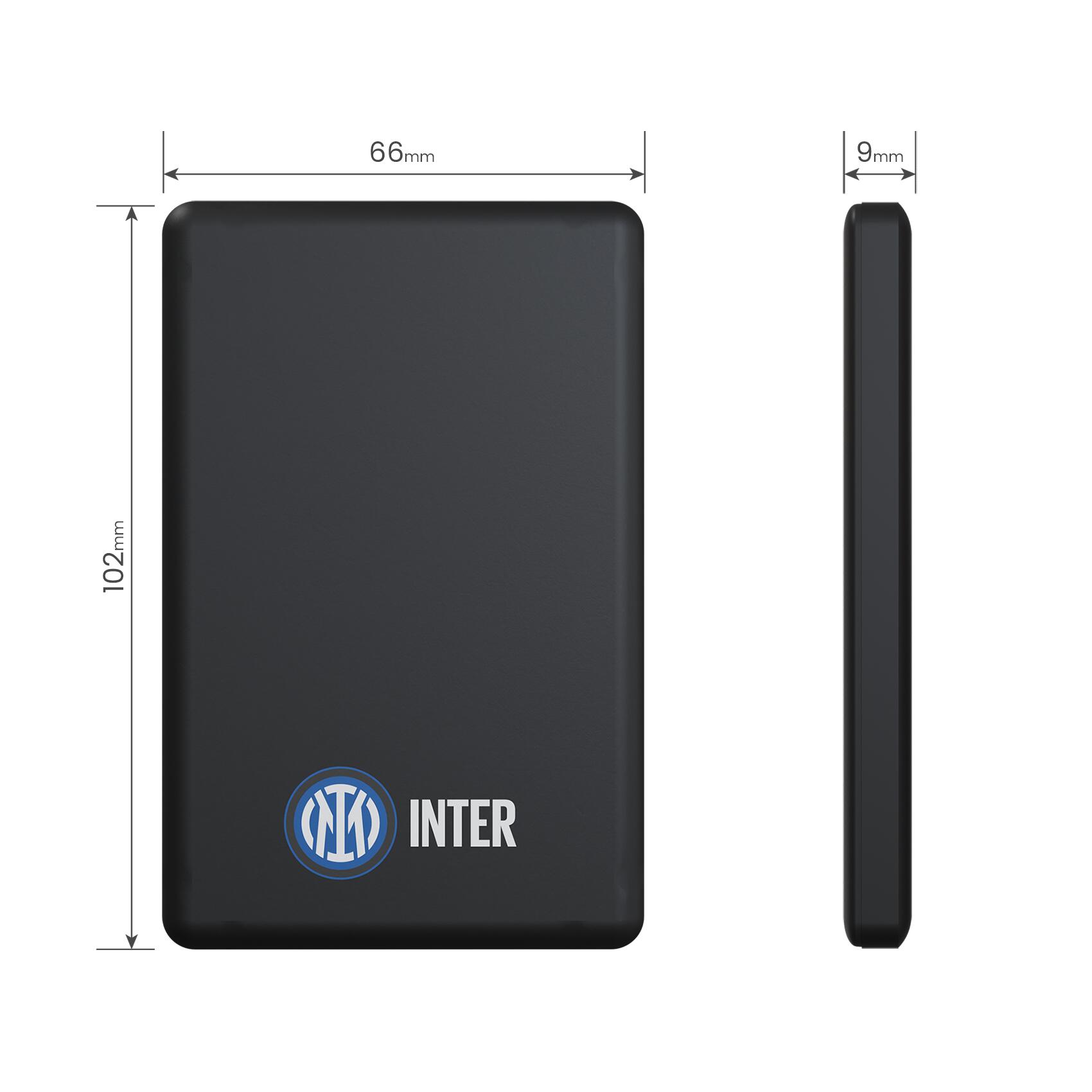 INTER Powerbank SLIM 7.9mm  wireless senza fili magnetico 5000mah 6/7