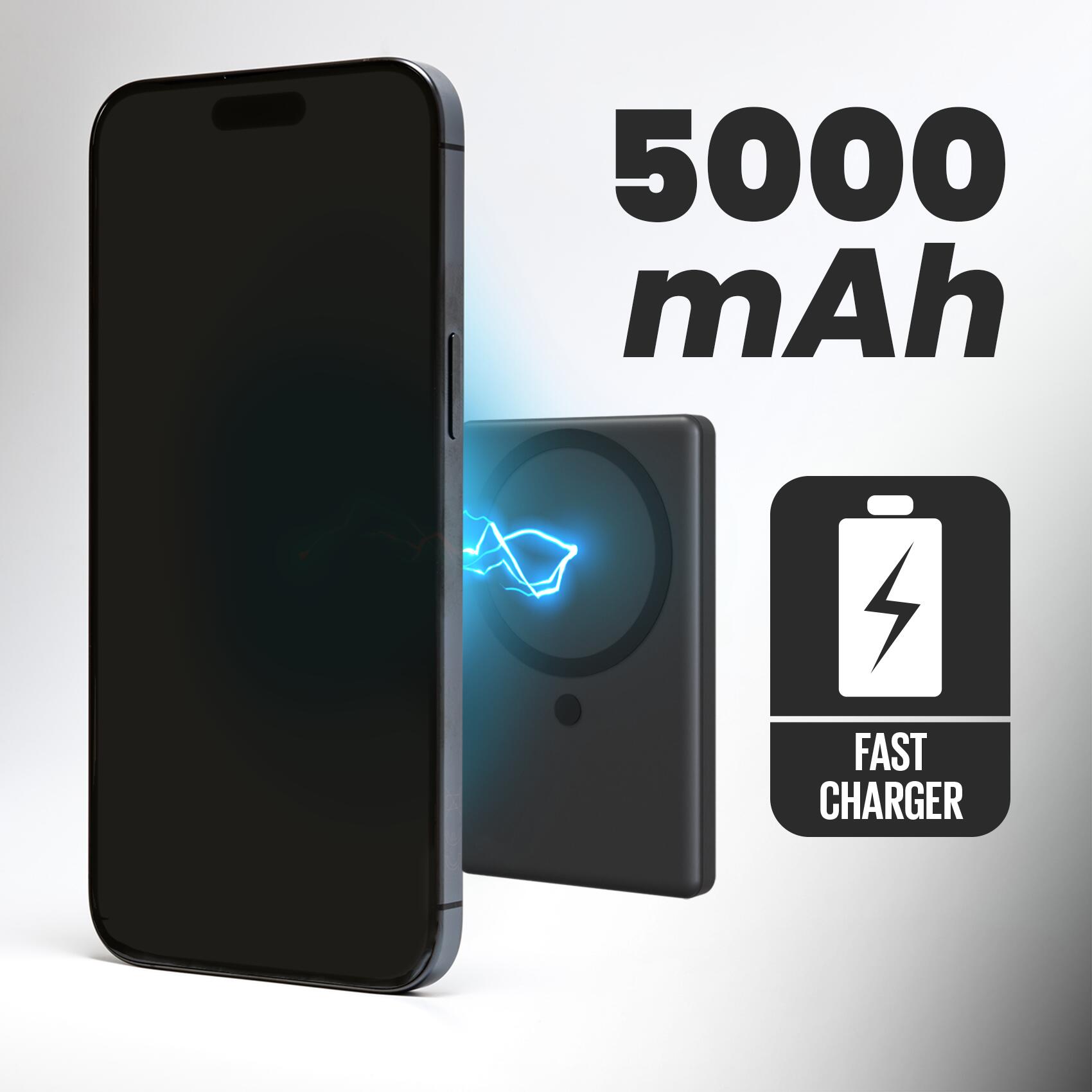 JUVENTUS Powerbank SLIM 7.9mm  wireless senza fili magnetico 5000mah 4/7