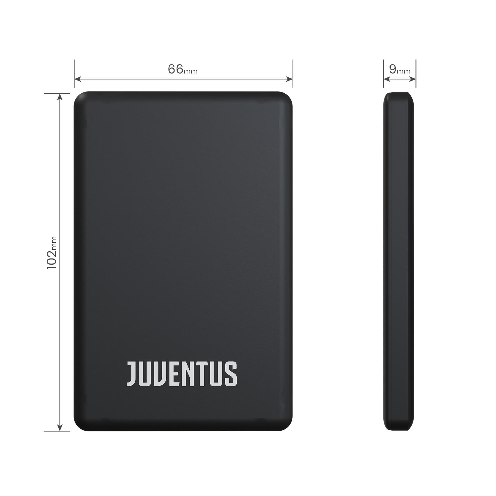 JUVENTUS Powerbank SLIM 7.9mm  wireless senza fili magnetico 5000mah 6/7
