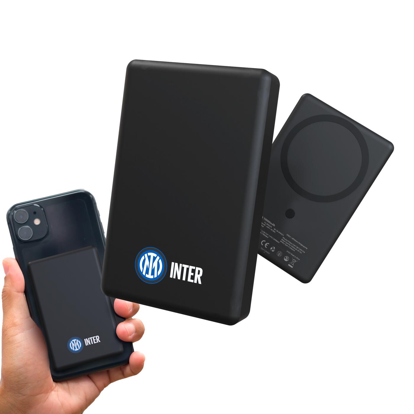 INTER Powerbank SLIM 10000mah wireless senza fili magnetico PD 22.5 W 7/7