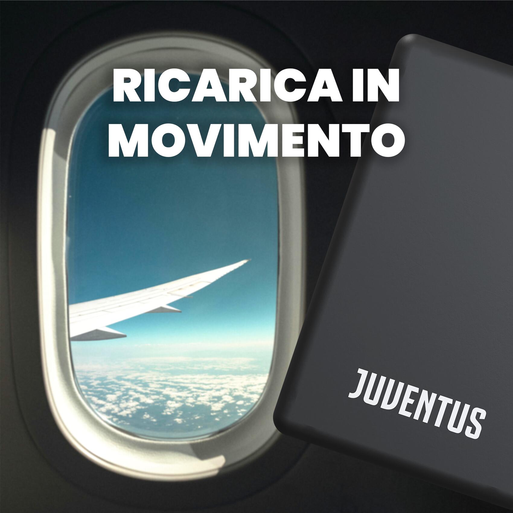 JUVENTUS Powerbank SLIM 7.9mm  wireless senza fili magnetico 5000mah 5/7