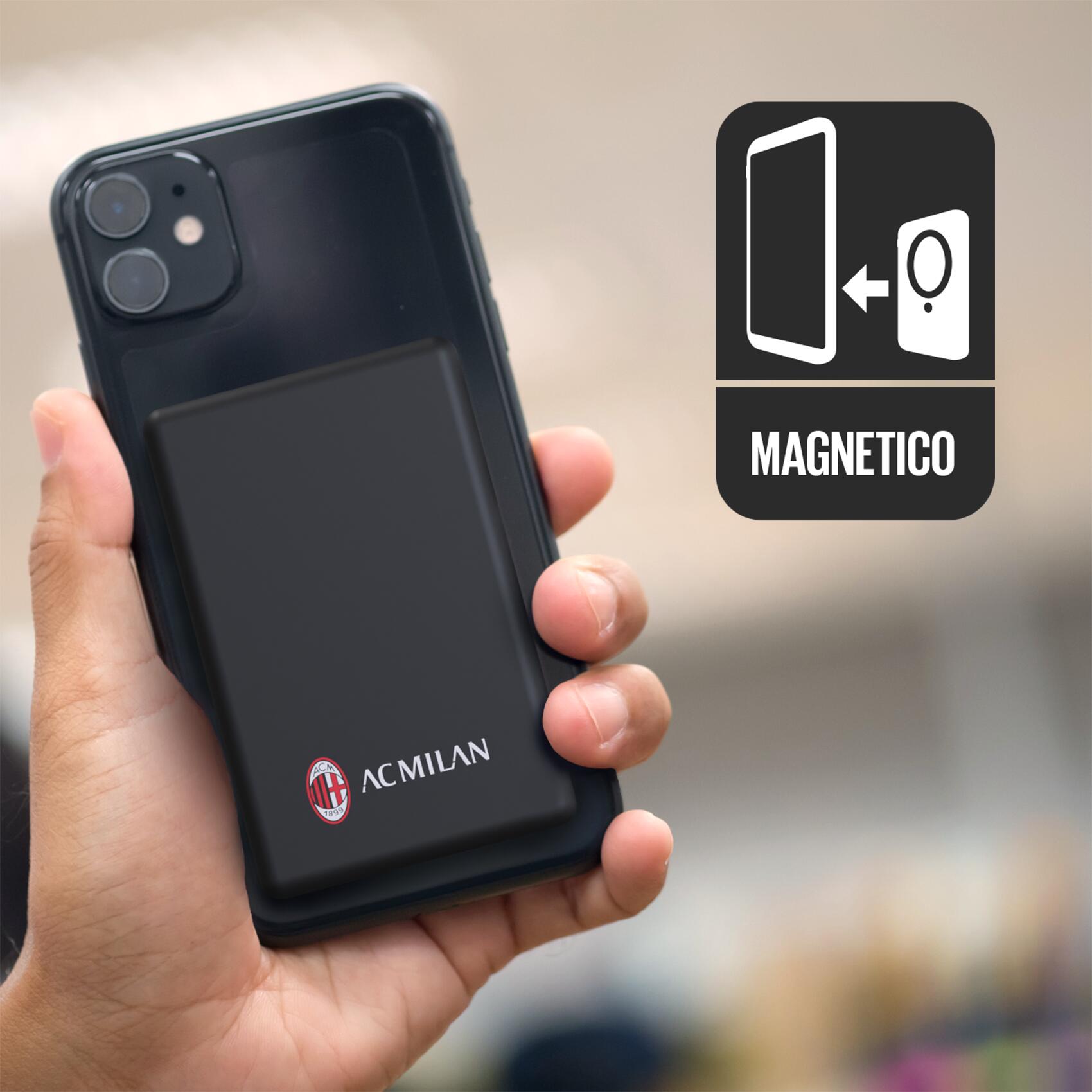 MILAN Powerbank SLIM 10000mah wireless senza fili magnetico PD 22.5 W 3/7