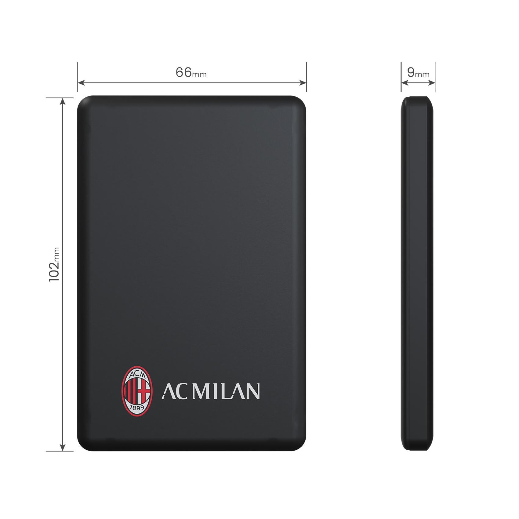 MILAN Powerbank SLIM 7.9mm  wireless senza fili magnetico 5000mah 6/7