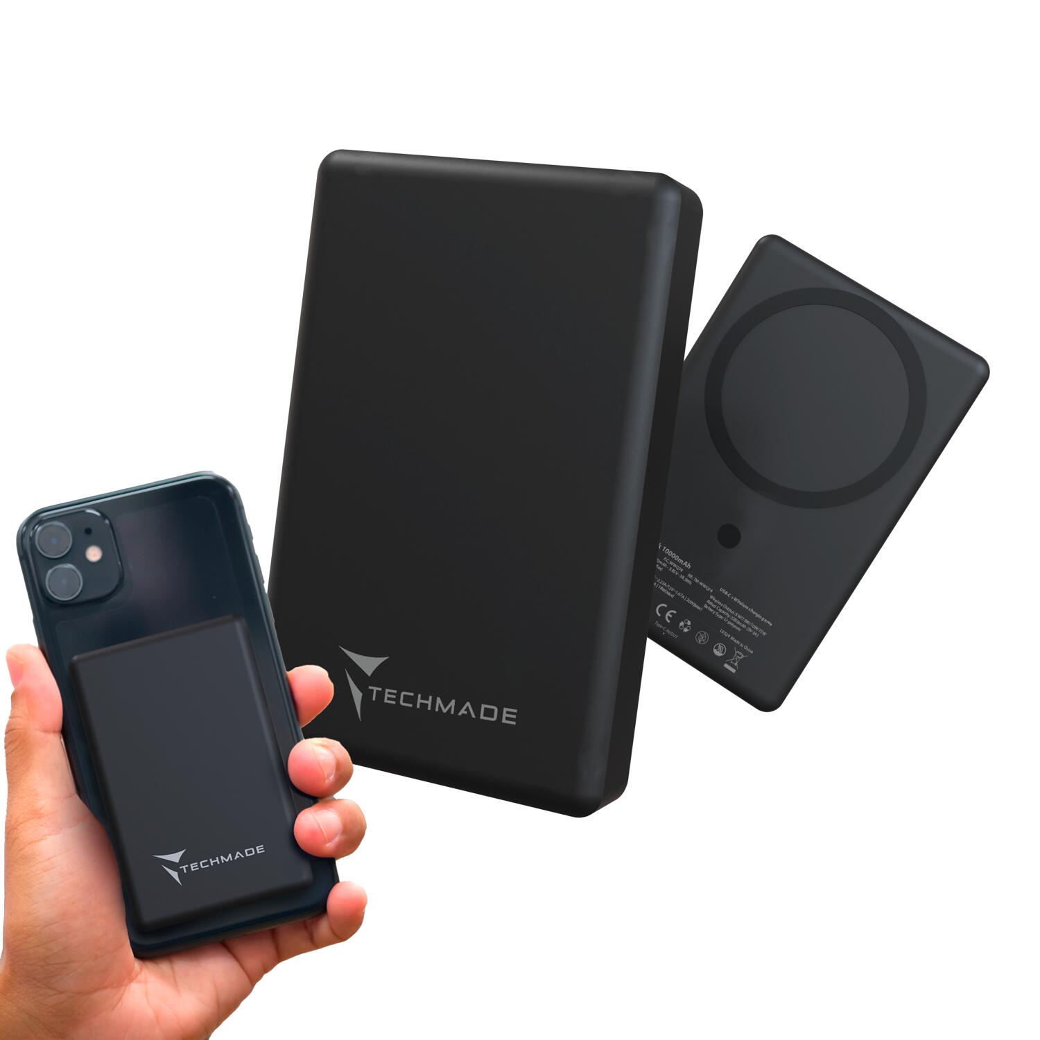 Powerbank SLIM 10000mah wireless senza fili magnetico PD 22.5 W 7/7