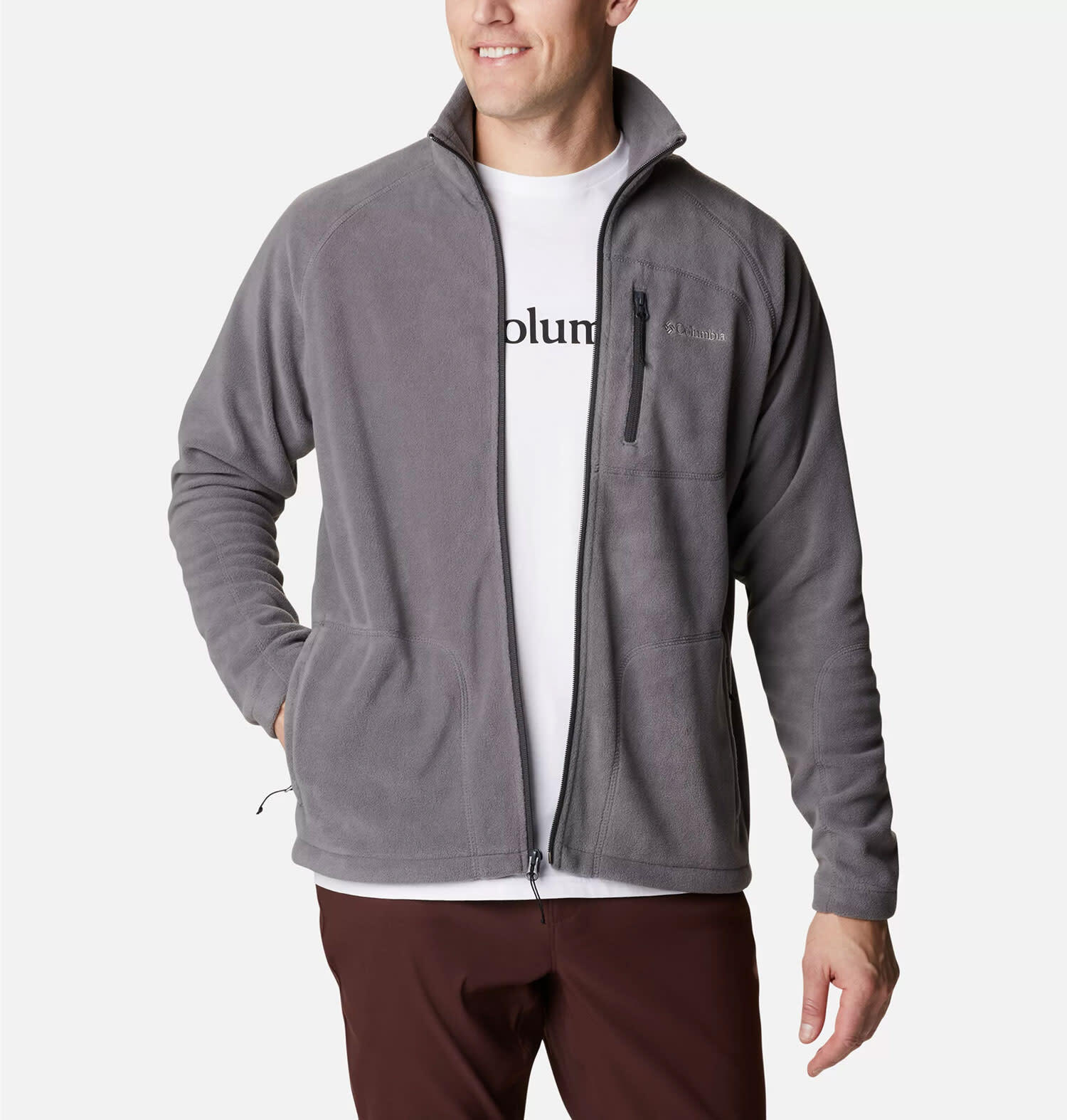 Columbia Polar Fast Trek Fleece-Weste – Regular Fit, Vollreißverschluss, Größe S 4/6