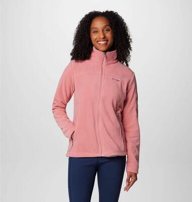 Synthetische donzen jassen dames - columbia w fast treck ii jacket - pink agave