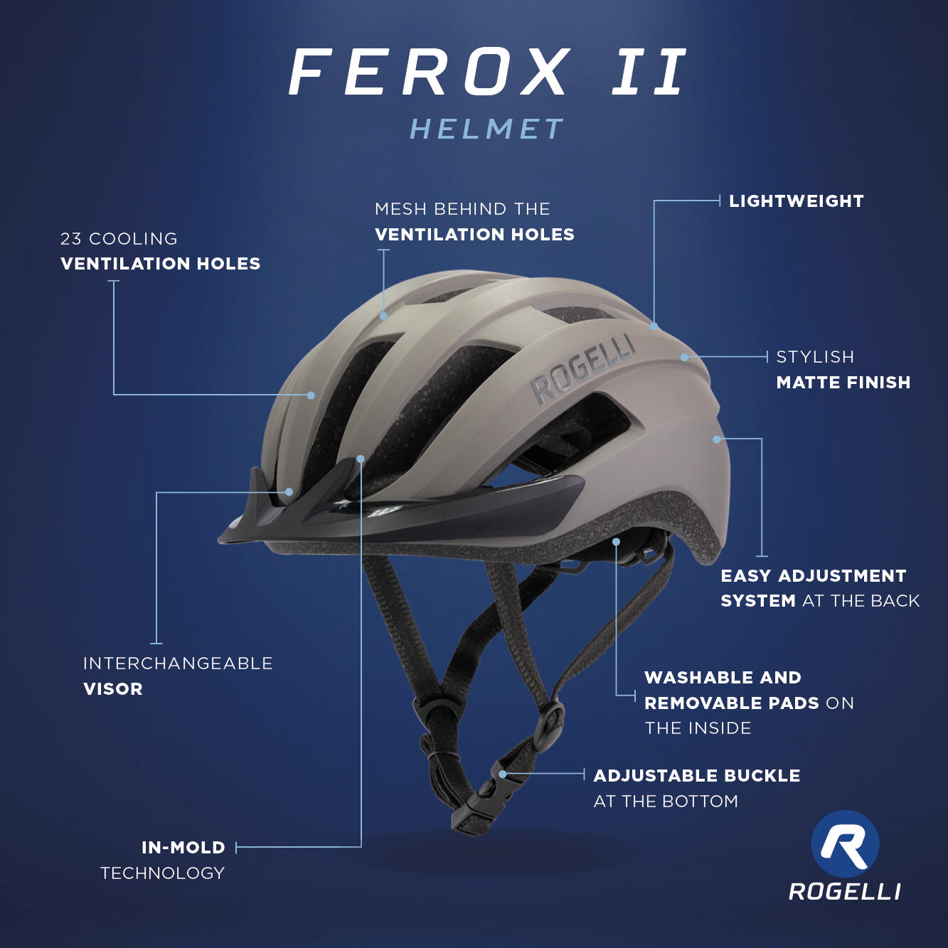 Casco da bicicletta Unisex - Ferox II 6/7