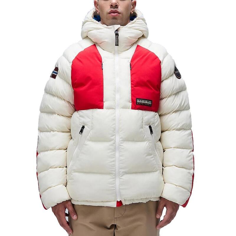 Chaquetas Hombre Napapijri A-moesa Puf Blanco