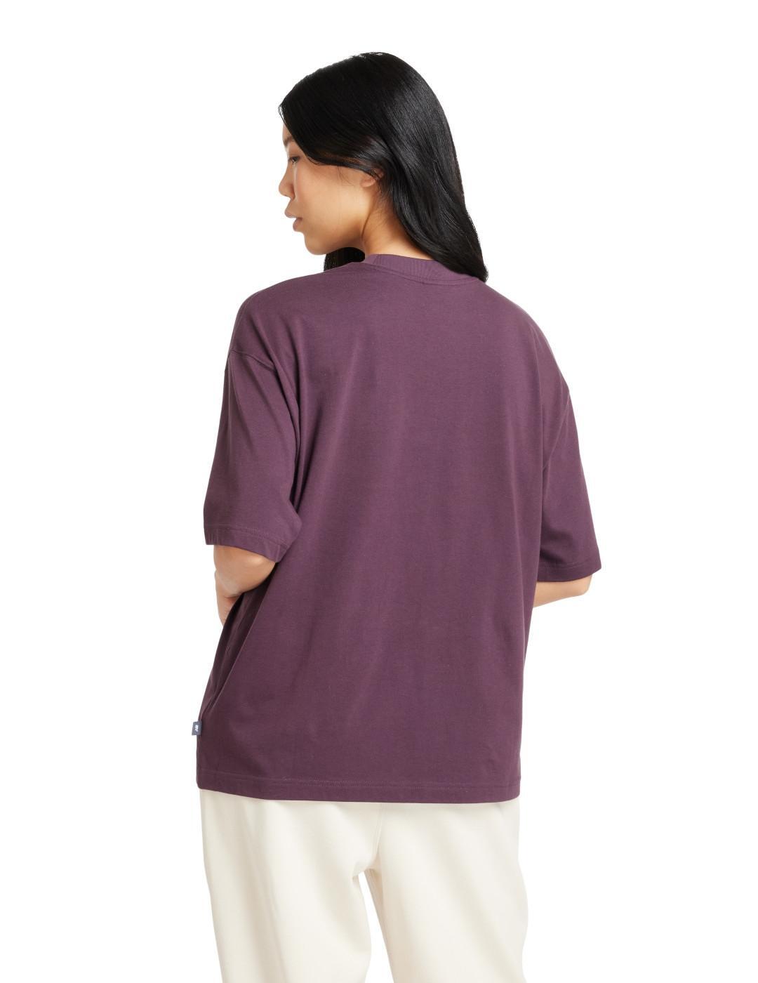 Camiseta para Mujer New balance Flower Morado 2/4