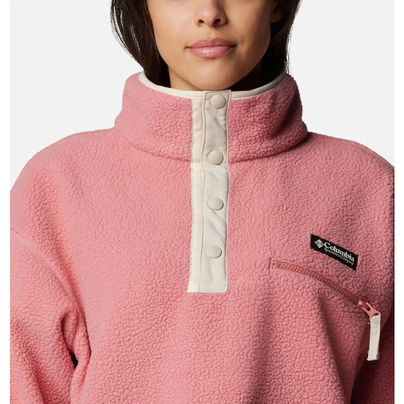 Chaqueta polar Montaña Mujer - COLUMBIA Helvetia Crooped W - Pink