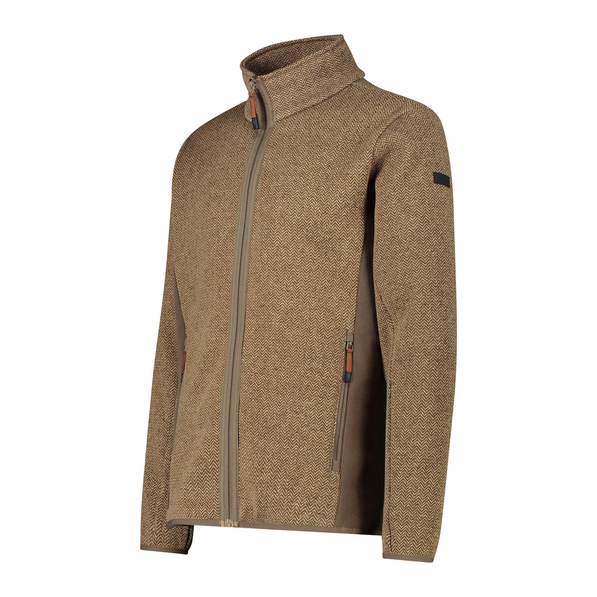 CMP Man Knit-tech Jacket- Corteccia 2/3