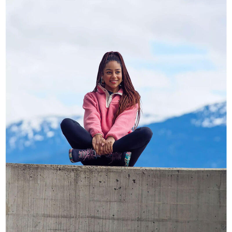 Chaqueta polar Montaña Mujer - COLUMBIA Helvetia Crooped W - Pink