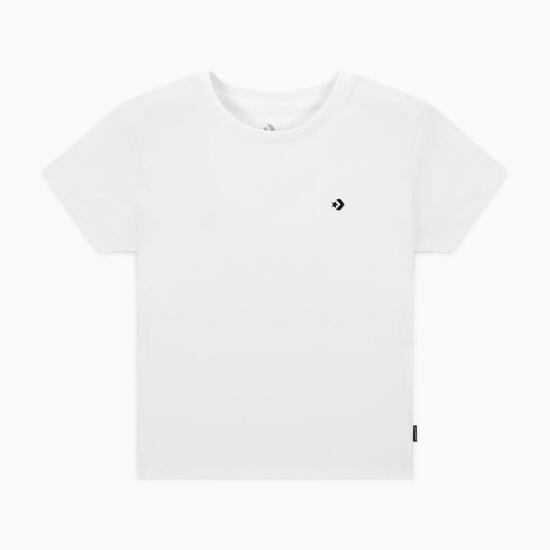 Maglietta Converse Modello Slim Jersey Colore Bianco