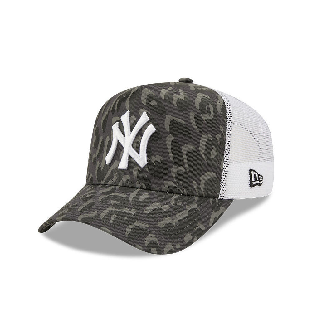 New Era - Casquette New Era Leopard Print A-frame Trucker Neyyan - Casquette - Blanc|gris|vert - Decathlon