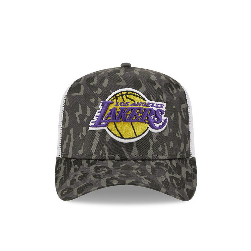 Gorra Trucker New Era A-Frame Los Angeles Lakers Estampado Leopardo 2/5