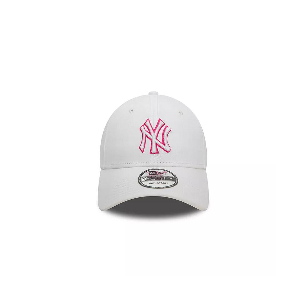 Gorra New Era Outline Blanca/Rosa para Hombre 2/5
