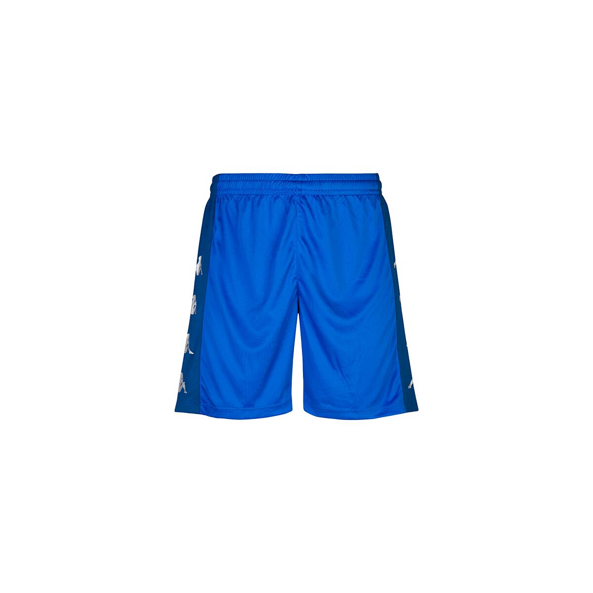 KAPPA pantaloncini da uomo in poliestere blu da calcio