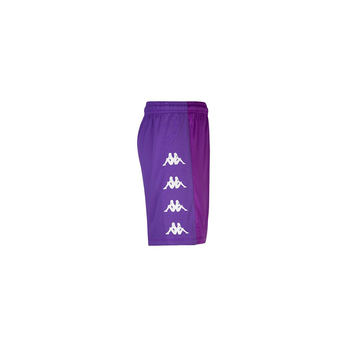 pantaloncini da uomo in poliestere viola da calcio 2/4