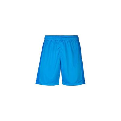 pantaloncini da uomo in poliestere blu da calcio