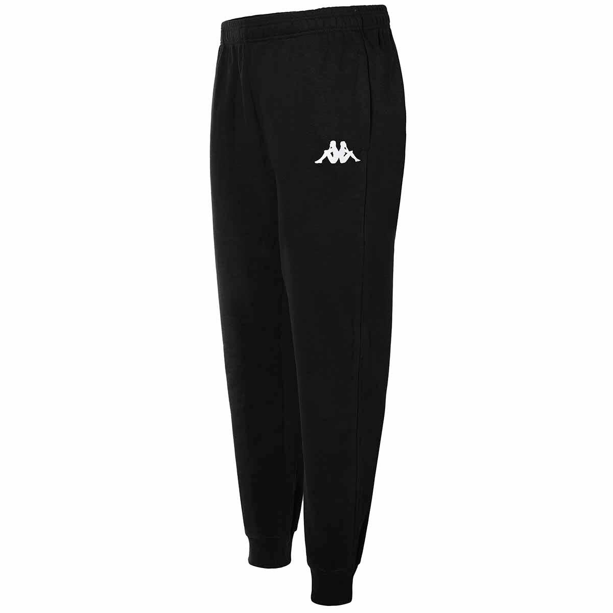 pantaloni da uomo in cotone nero da fitness 2/5