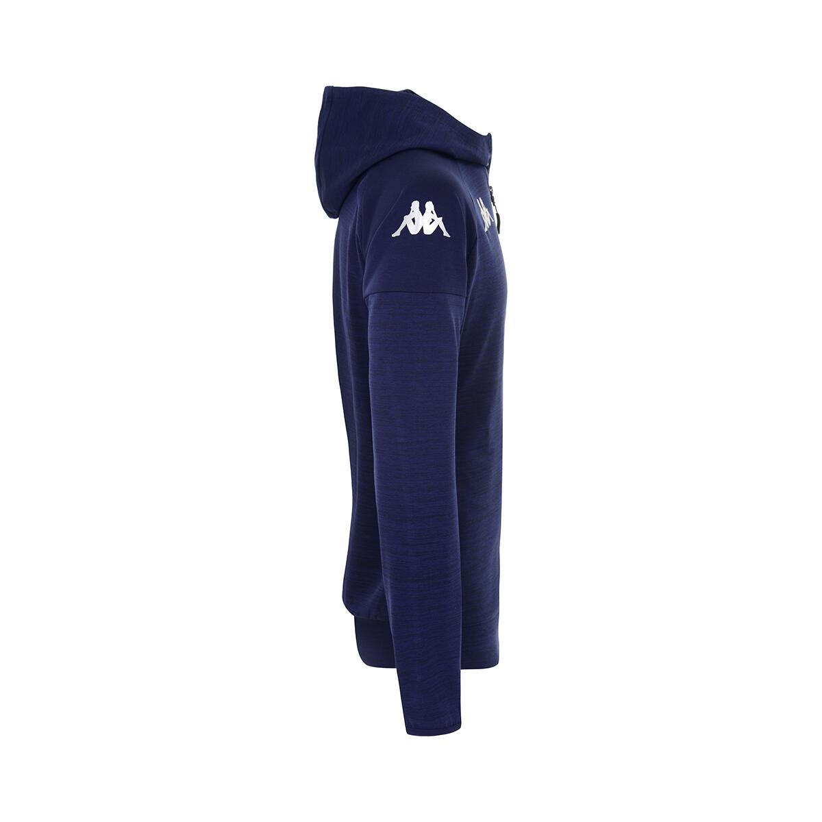 Veste à capuche manches longues homme Venezia bleu 2/5