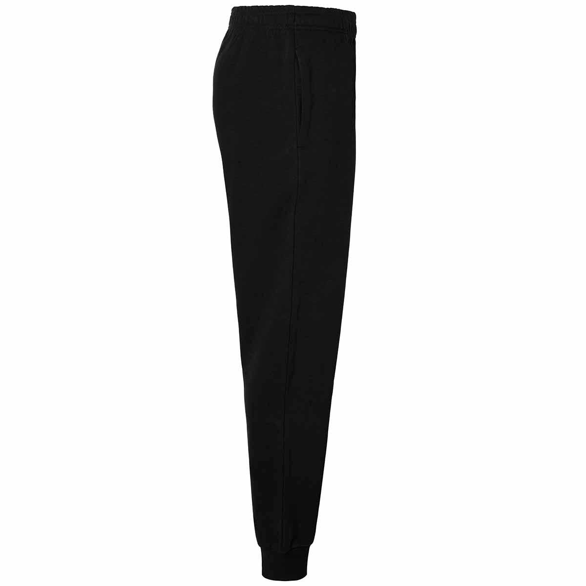 pantaloni da uomo in cotone nero da fitness 4/5