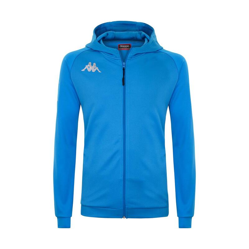Veste à capuche manches longues homme Tortona bleu