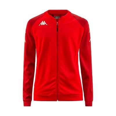 Felpa con zip da uomo in poliestere nero da calcio