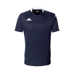 Maillot rugby manches courtes homme Bemi noir