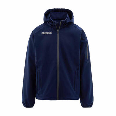 Kappa valas softshell jas marineblauw voor volwassenen