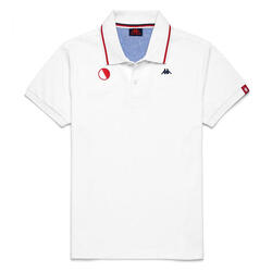 Polo homme Len blanc