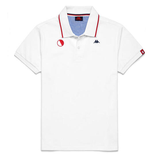 Polo homme Len blanc