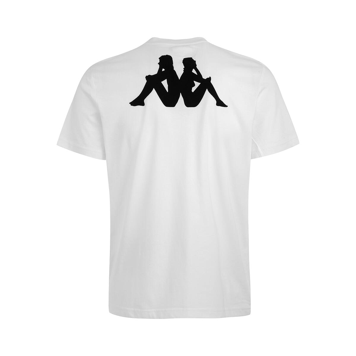 T-shirts & top da uomo in cotone bianco da calcio 2/5