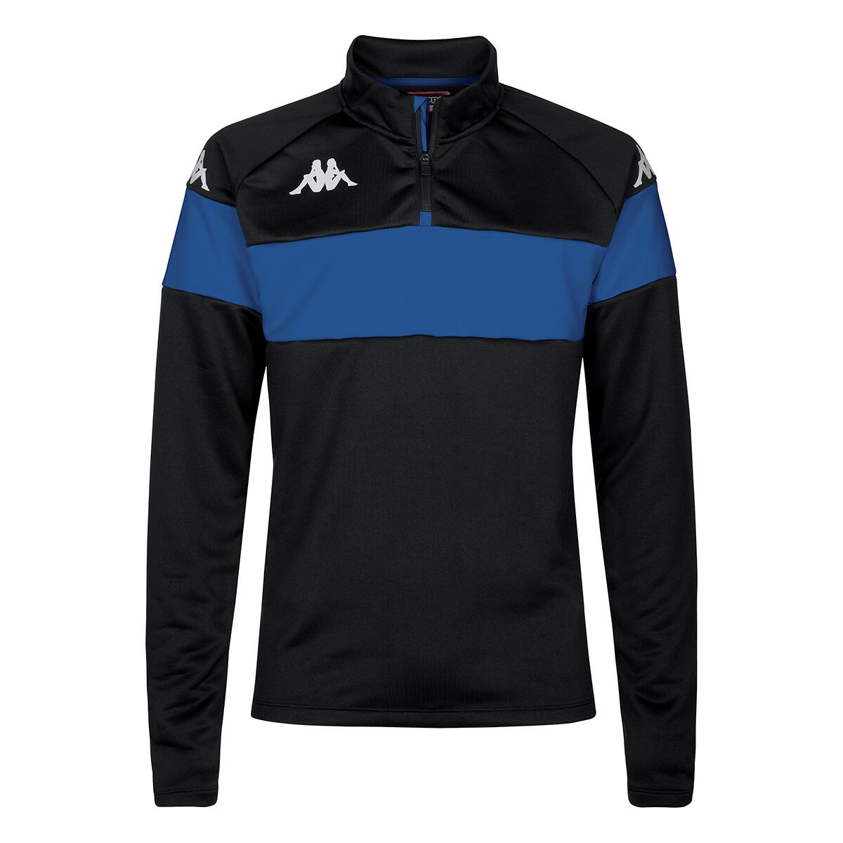 Kappa - Sweatshirt Manches Longues Homme Dovare Noir - Sweat-shirt - Bleu|noir - 40 M - Decathlon