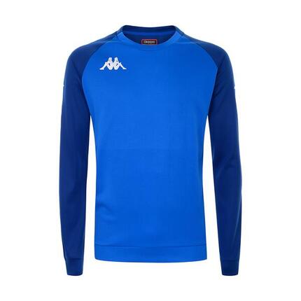 Sweatshirt manches longues garçon Parme bleu