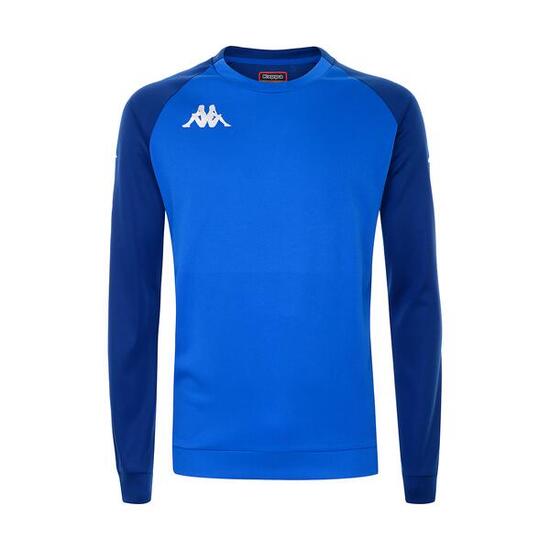 Sweatshirt manches longues garçon Parme bleu