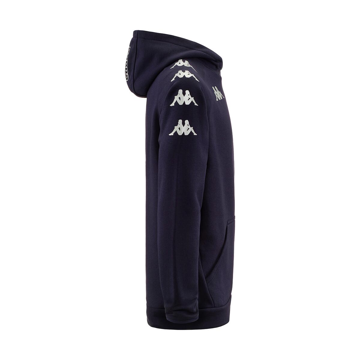 Hoodie manches longues homme Diano bleu 2/3
