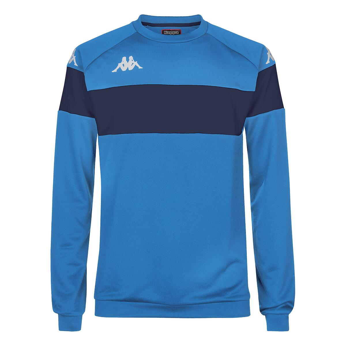 Kappa - Sweatshirt Manches Longues Garçon Dido Bleu - Sweat-shirt - Bleu - 12 À 14 Ans - Decathlon