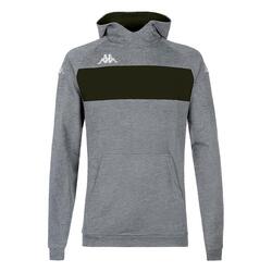 Hoodie manches longues garçon Daccio gris