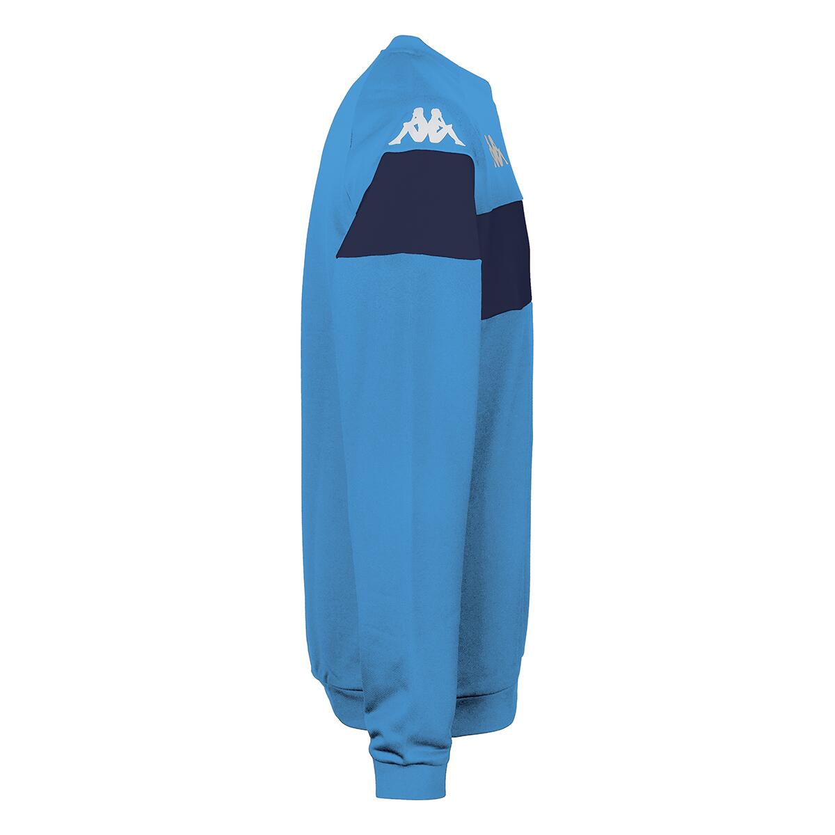 Sweatshirt manches longues garçon Dido bleu 2/4