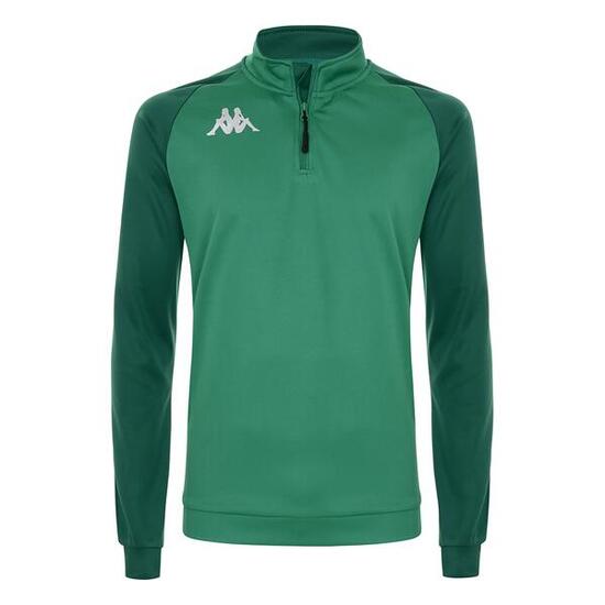 Felpa da uomo in poliestere blu da calcio