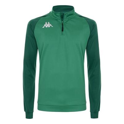 Felpa da uomo in poliestere nero da calcio