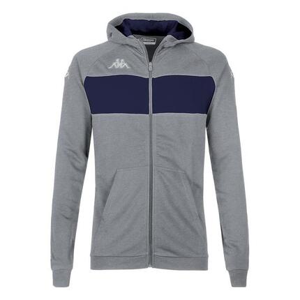 Veste à capuche manches longues garçon Dacciozi gris