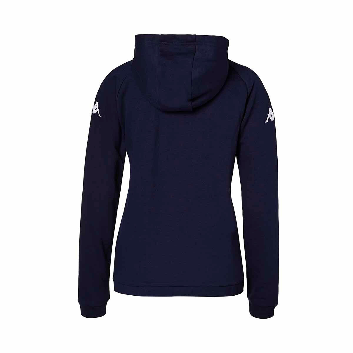 Hoodie manches longues femme Daccia bleu 2/4