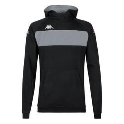 Hoodie manches longues garçon Daccio noir