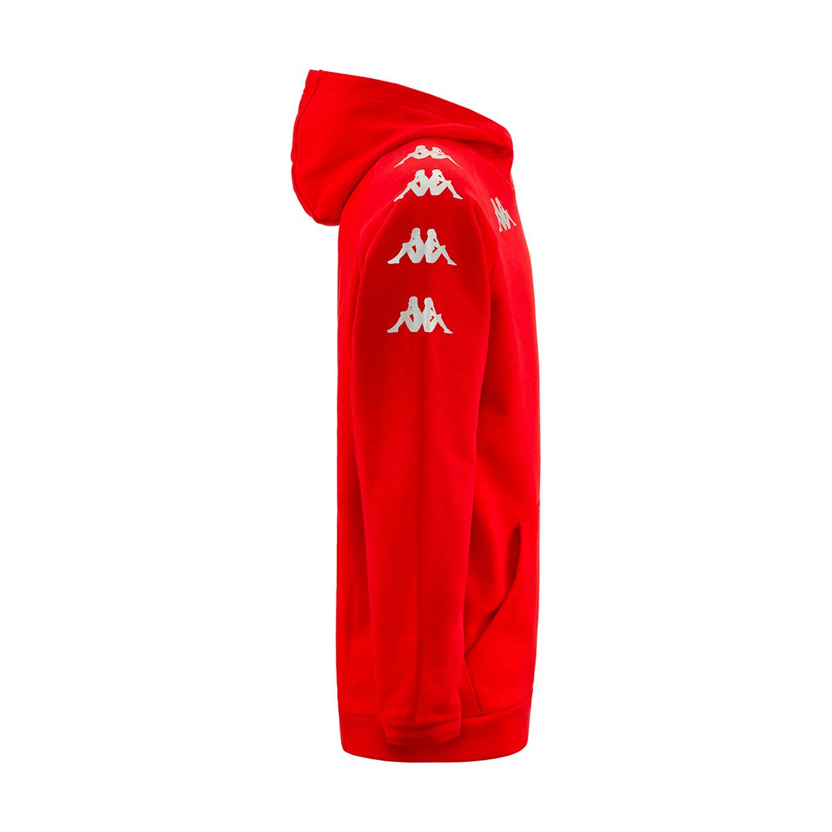 Hoodie manches longues homme Diano rouge 2/4