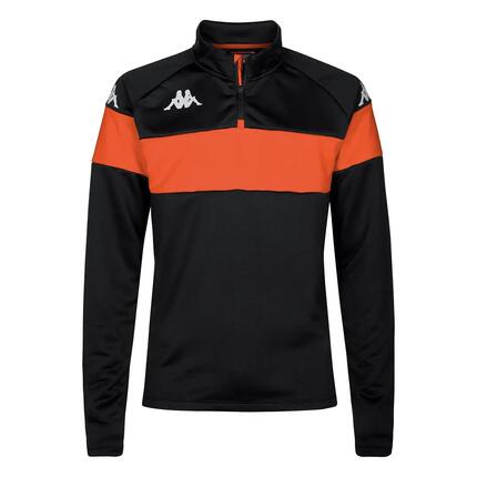Sweatshirt manches longues garçon Dovare noir